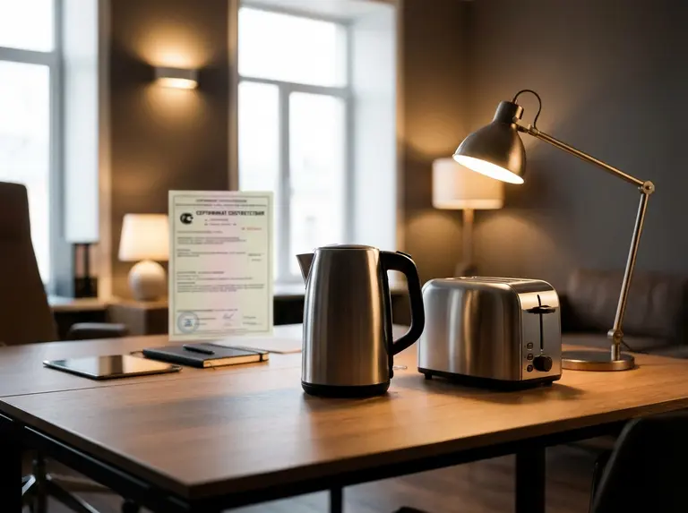 Сертификат на электроприборы